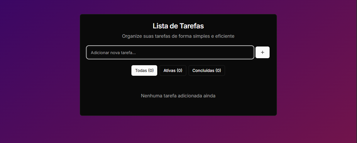 Lista de Tarefas