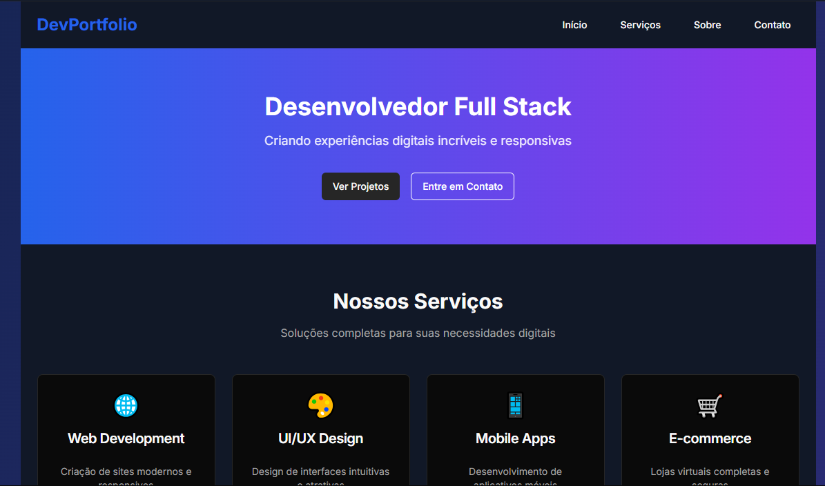 Aplicação Web Responsiva